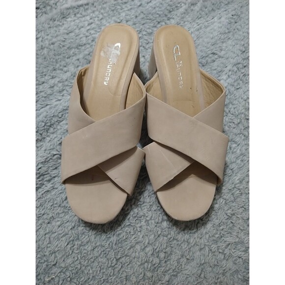 Chinese Laundry Open Toe Heeled Sandal Beige 8.5 - Picture 5 of 11